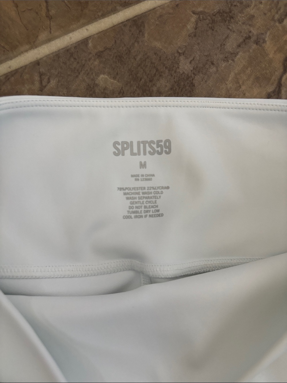 Split59 - Steffi Regular Rise Techflex Short Off White - Picture 5 of 5